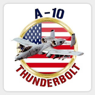 A-10 Thunderbolt USA Sticker